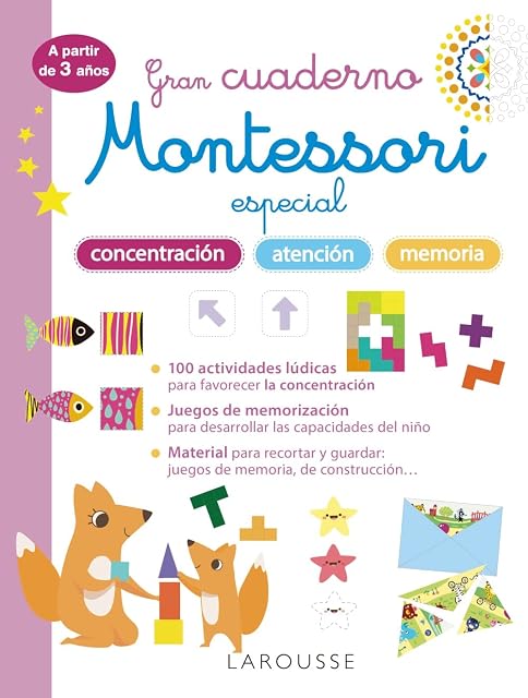 Portada de GRAN CUADERNO MONTESSORI ESPECIAL CONCEN