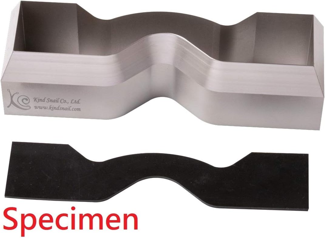 Crescent Shape Cutter for ASTM/ISO/JIS Standards for Rubber Specimen Test utilizing Tensile Testing Machine Made by Wire-Cut EDM and Quenching (JIS K6252)