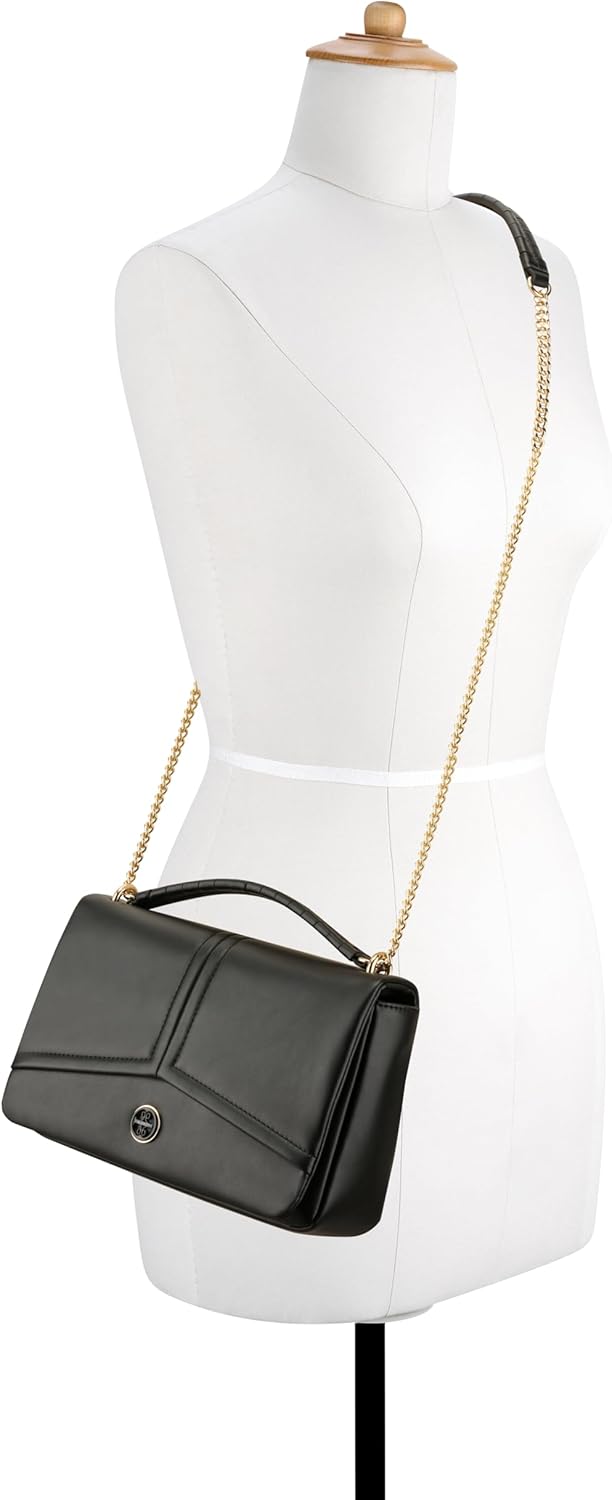 Nine West womens Erina Convertible Chain Flap Crossbody - Image 3