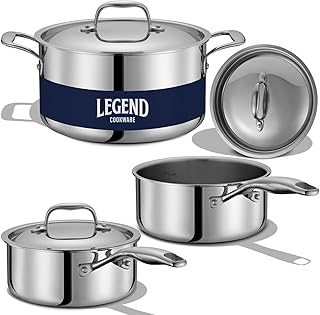 LEGEND 5-Ply Stainless Steel Cookware Set 1