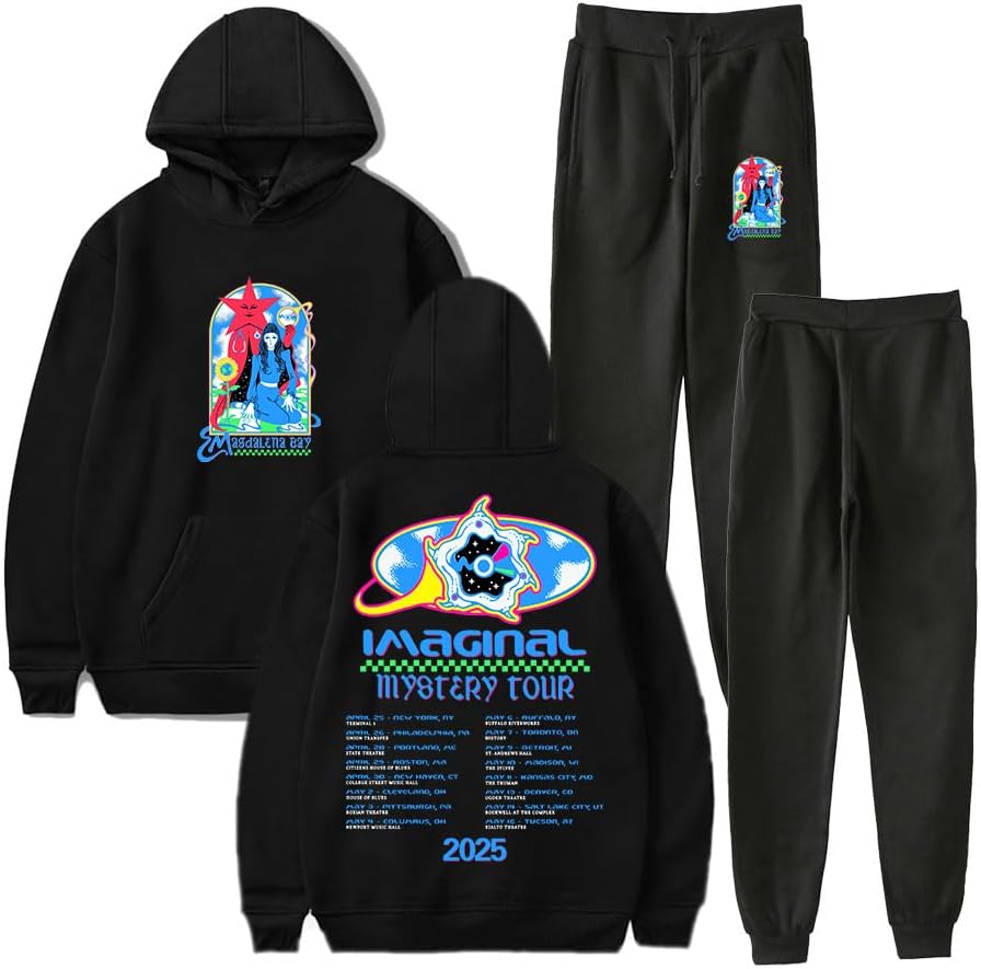 Magdalena Bay Imaginal Mystery Tour Hoodies Jogger Pants Two Piece Set Sweatshirts+Sweatpants Men Women's Set