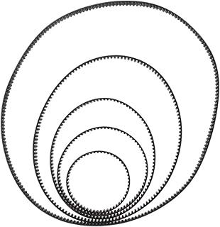 VILLCASE 6pcs Timing Belt, 6mm Gt2 Belt 3D Printer Timing Belt 2gt- 6 Closed Loop Rubber Belt 110mm 112mm 158mm 200mm 280mm 400mm