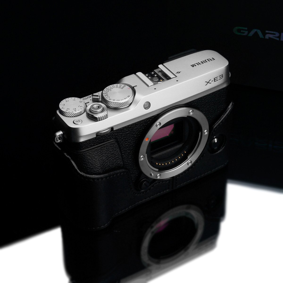Amazon | Gariz xs-chxe3bk Genuine Leather Half Case for Fuji xe3 x