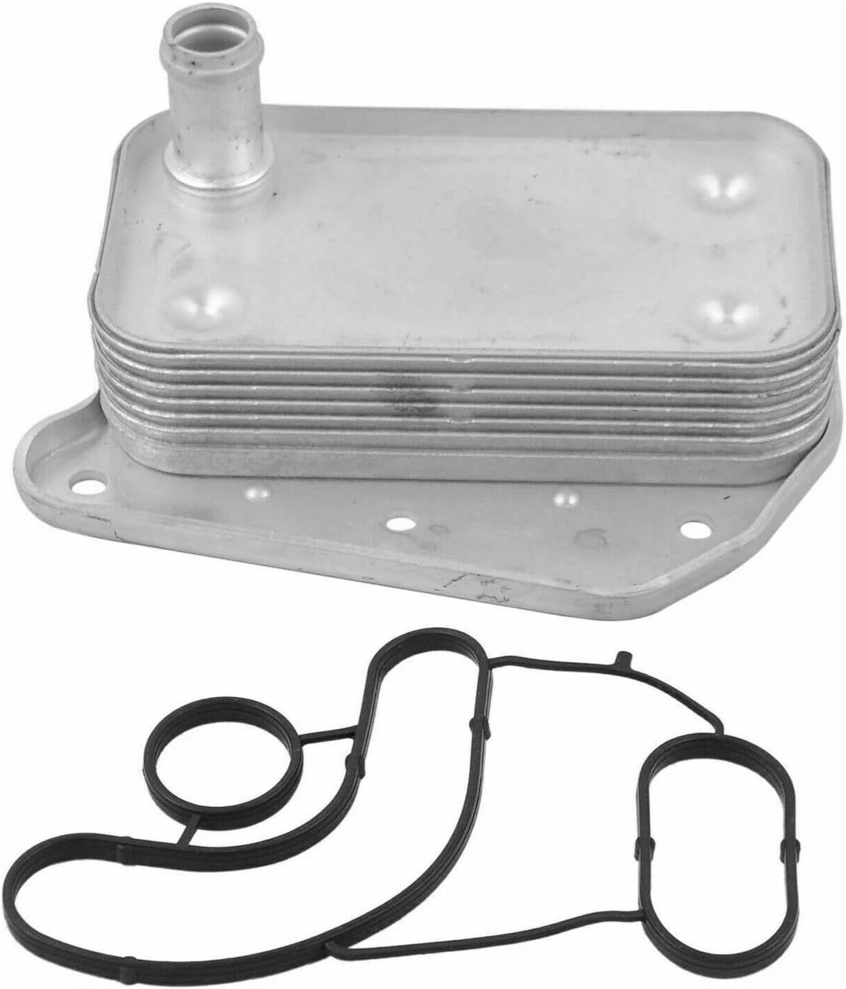 Areyourshop Engine Oil Cooler For Dodge Sprinter 2500/3500 2003-2006 L5 2.7L For Benz C200 2010-2014 L4 1.8L A6111880301, A6461880301