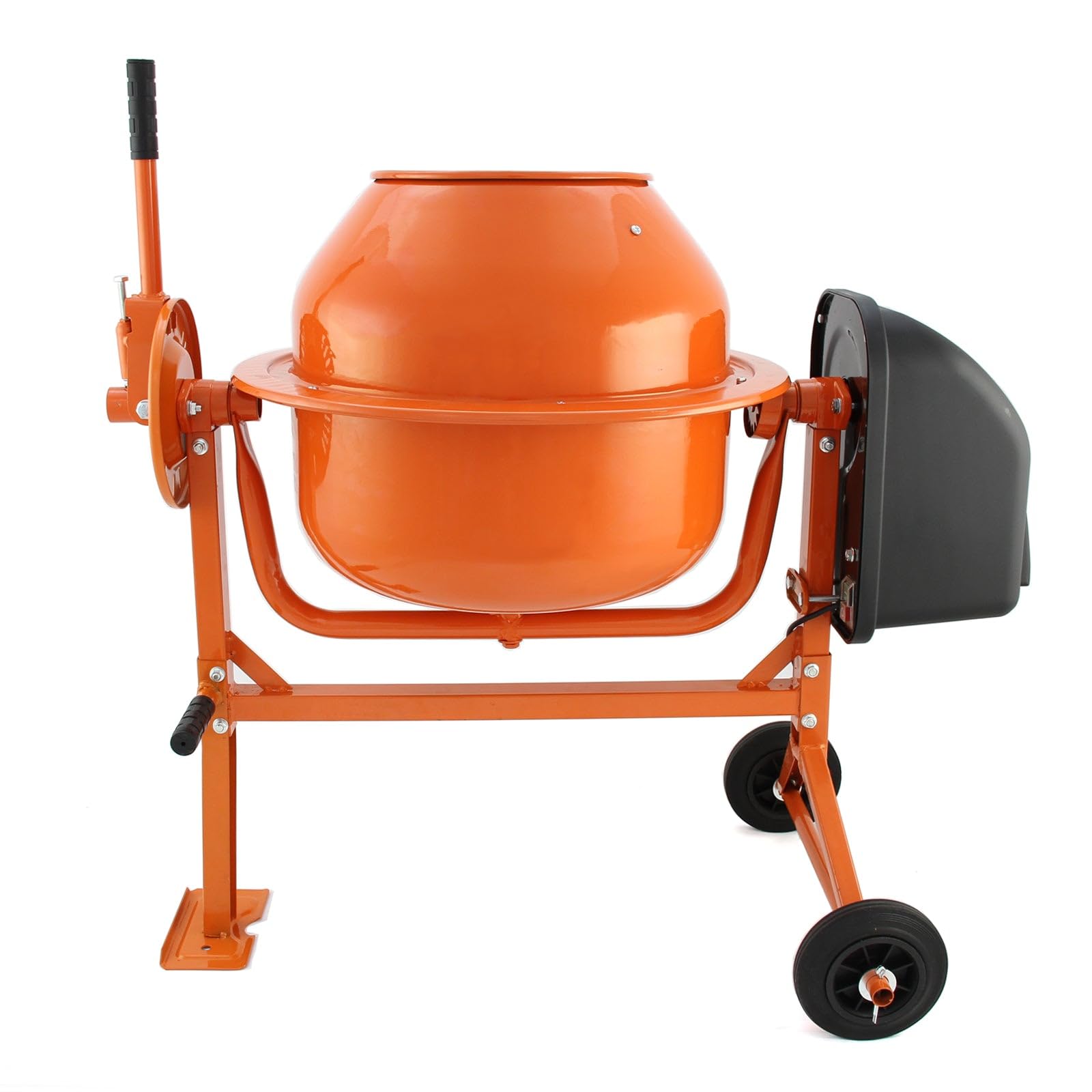 Elektrischer Betonmischer 70 Liter – Beton- & Mörtelmischer mit 250W Motor, kompakte Betonmischmaschine für Zement, Mörtel und Putz, ideal für Baustelle & Heimwerker