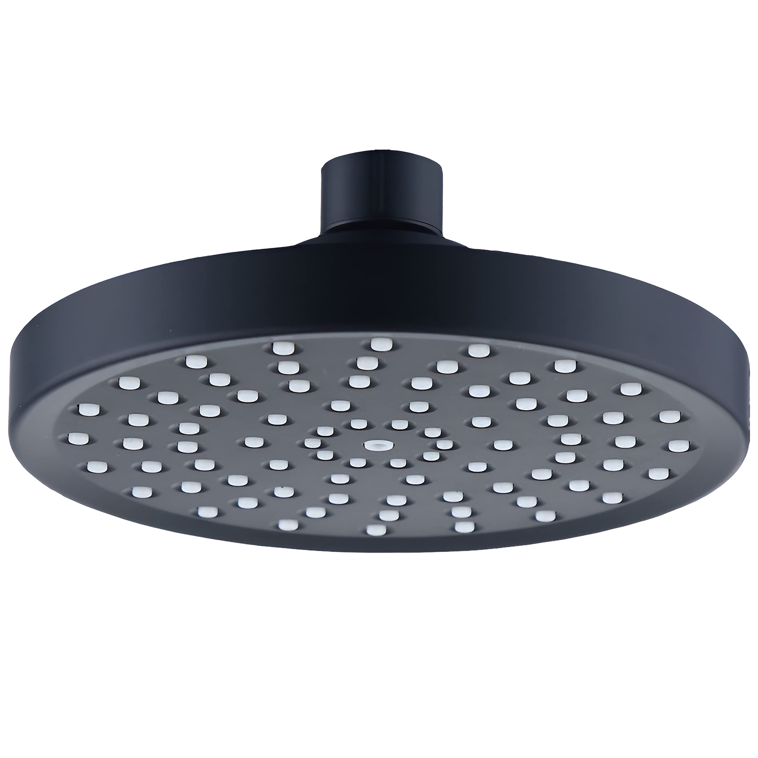 FUYIOCN 6 Inch Rain Shower Head High Pressure, Anti-Limescale Rainfall Shower Head with Matte Black Finish