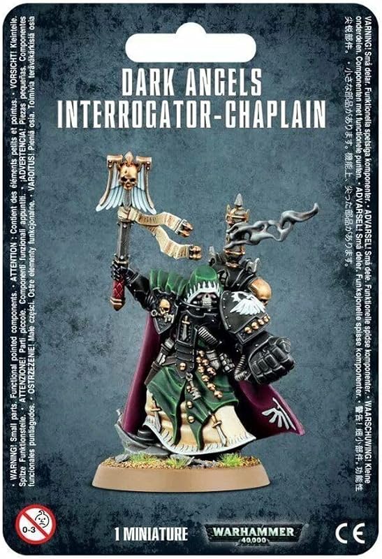 Warhammer 40k Dark Angels Interrogador-Capellán Miniatura