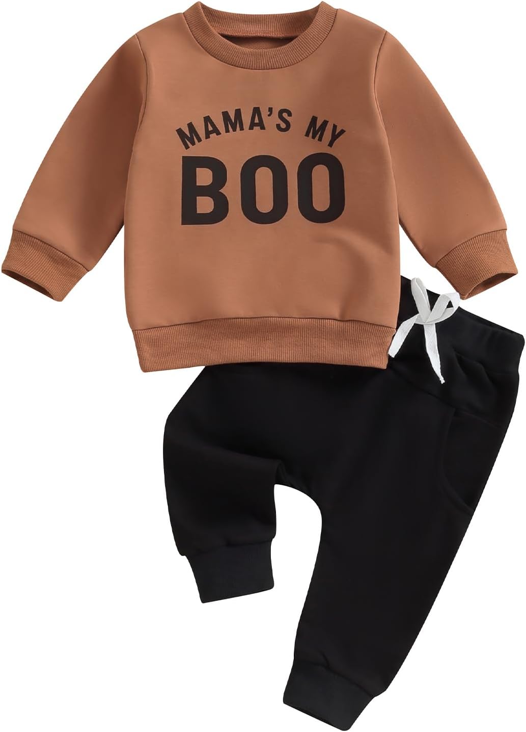 Zoiuytrg Toddler Baby Boy Fall Winter Clothes First Birthday Outfits Long Sleeve Sweatshirt and Pants Set 2 Piece Sweatsuits