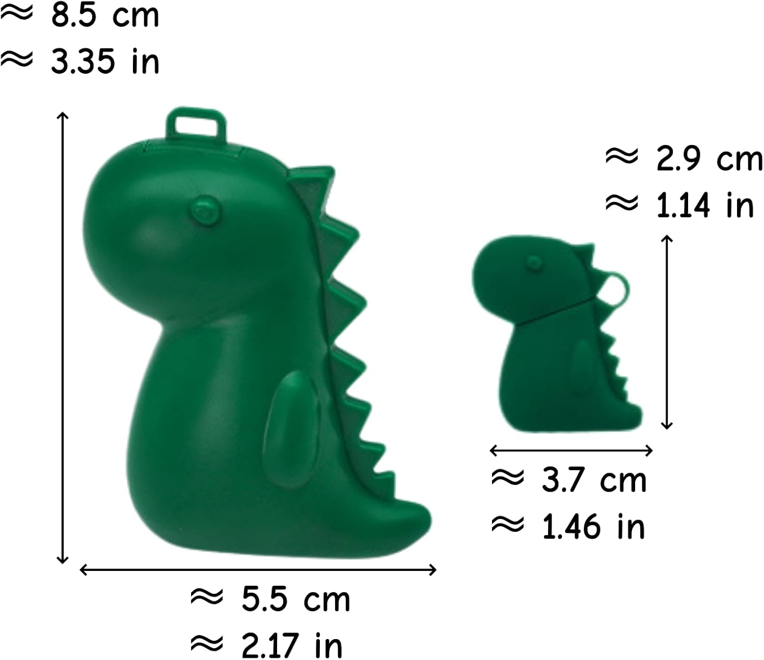 Dinosaur Toothbrush Cover, Toothbrush Holder Set of 2 image 2