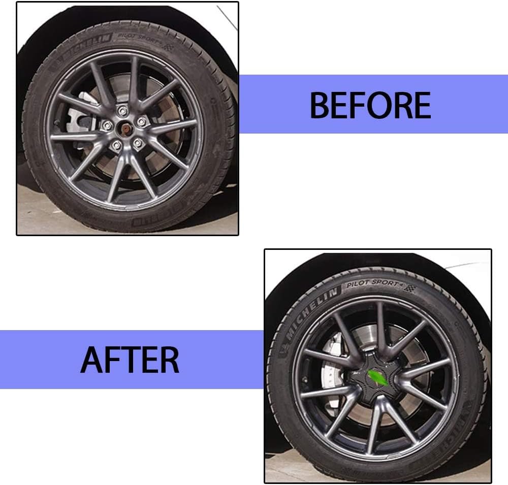 Center Caps Hubcaps Cover Aero Wheels for 18-inch Original Standard Rims Compatible with Model 3 (NOT Compatible with Model 3 Highland)