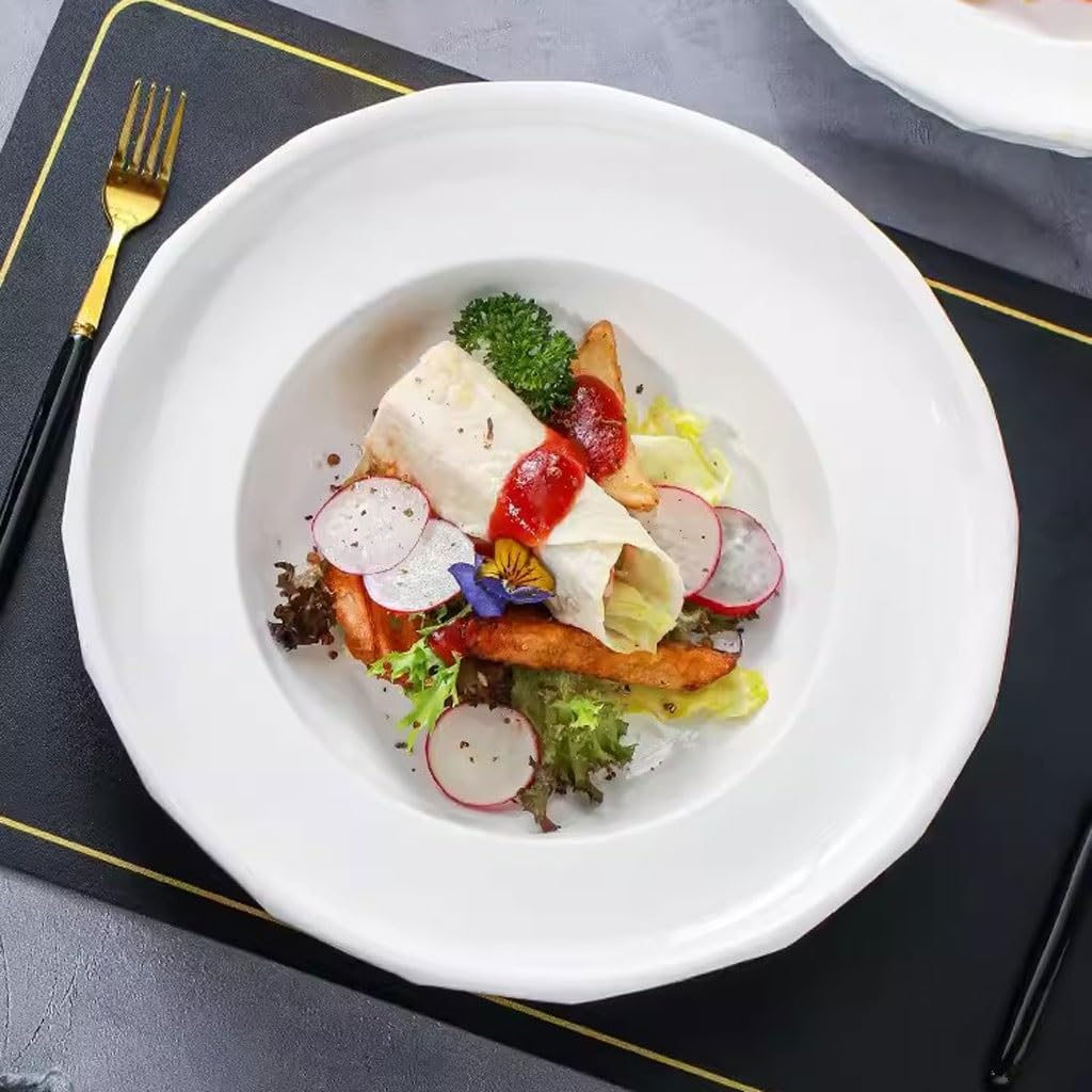 Amazon.co.jp: ディナープレート パスタ皿、パスタ皿、洋食皿、高級軽