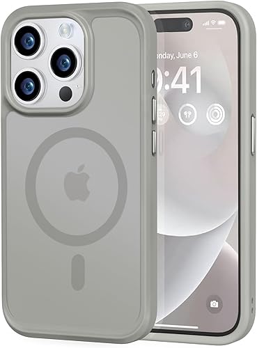 Vista 665 de MOCCA - Funda magnética resistente para iPhone 11 de 6.1 pulgadas, compatible con MagSafe, protector de pantalla de vidrio + protector de lente