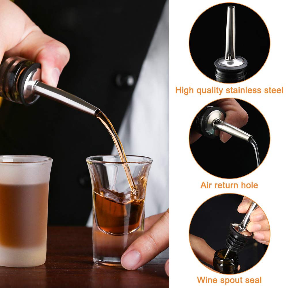 25ml/50ml in acciaio inossidabile Jigger Bar Craft Dual Spirit Misura Tazza Doppio Jigger per Bar Cocktail Shot Misura, Dosatore Dosatore Liquidi