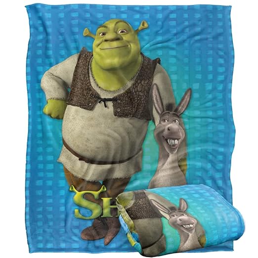Shrek Pals Officially Licensed Silky Touch Super Soft Throw Blanket 50