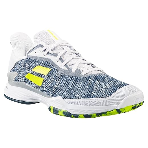 Les Meilleurs chaussures tennis terre battue incontournables pour 2023 chaussure Babolat Hommes Jet Tere Clay Chaussures De Tennis Chaussure Terre Battue Blanc - Bleu 40