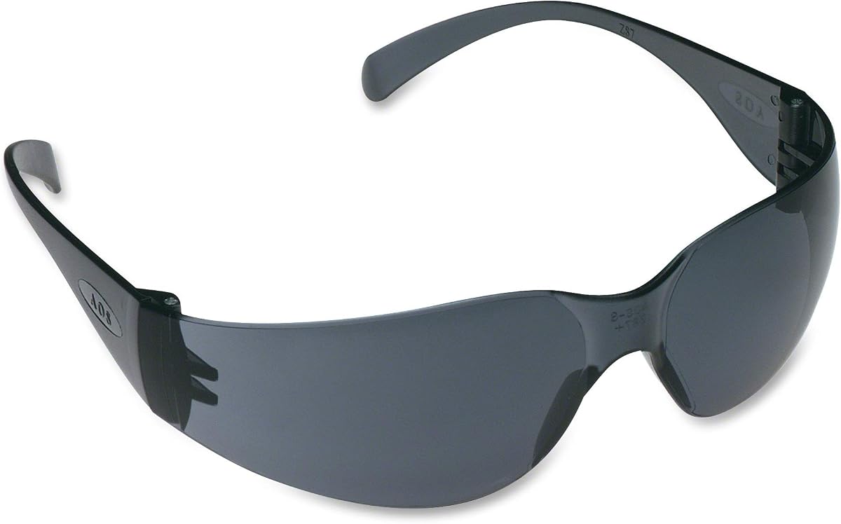 3M 11327 Aearo Virtua Safety Glasses Grey Frame Grey Lens, 1 Pair