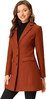 Fall Coats for Women's 2025 Pea Coats Long Winter Trench Coat