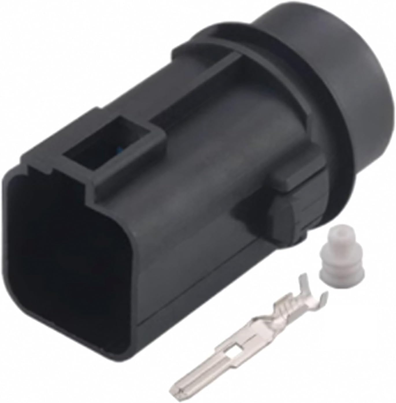 1/5/10/20/50 Sets 7 Pin 3.5mm WPT-596 Waterproof Automotive Male Female Plug DJ7076Y-3.5-21 Cable Connector 3U2Z-14S411-YGA AICNRUT(7p male,50 sets)