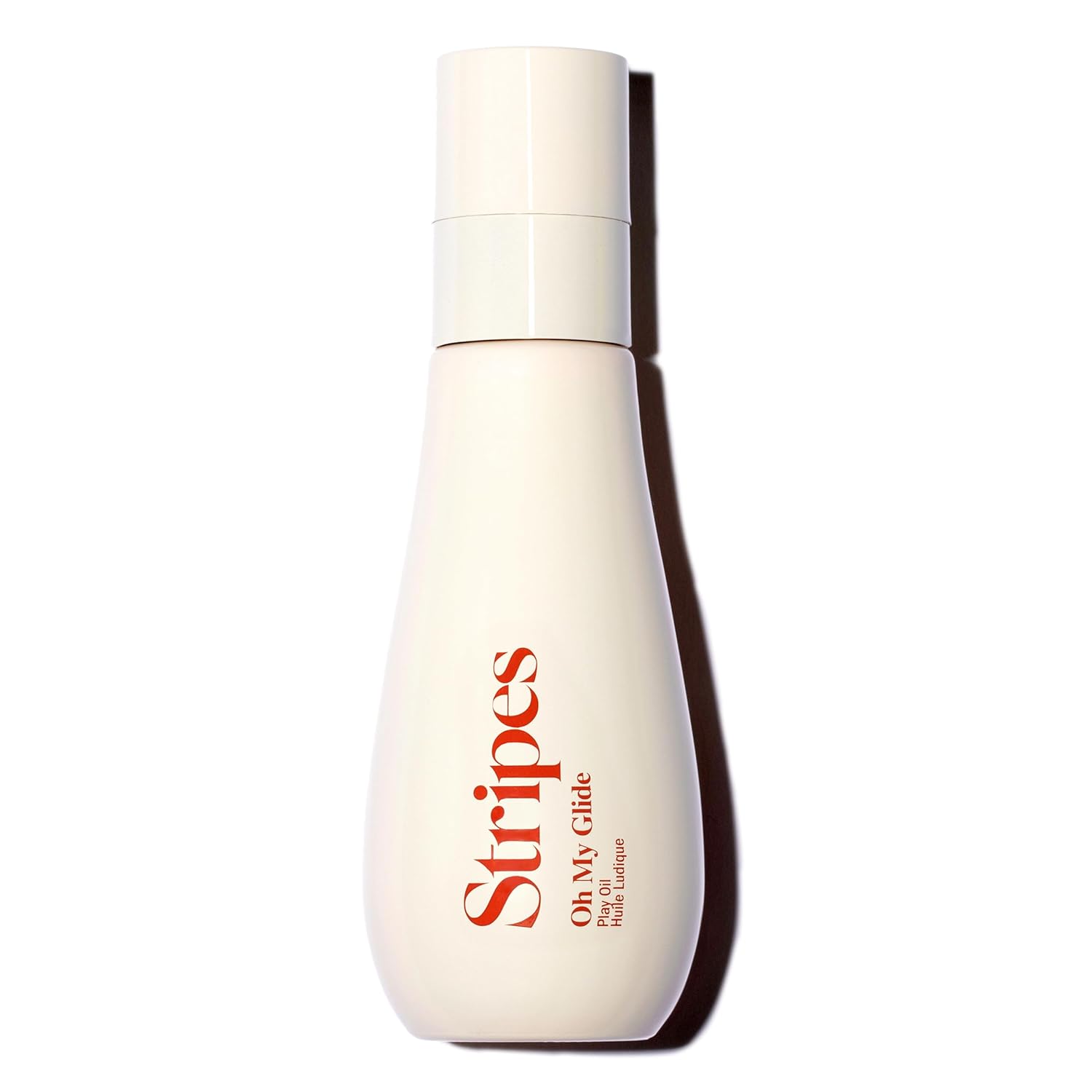 Stripes Beauty Naomi Watts Oh My Glide Intimate Play Oil Moisturizing Vaginal Lube with Squalane Bisabolol Coconut Avocado Oil Ease Discomfort Sensitive Skin Safe Hormone Free 3.3 Fl oz