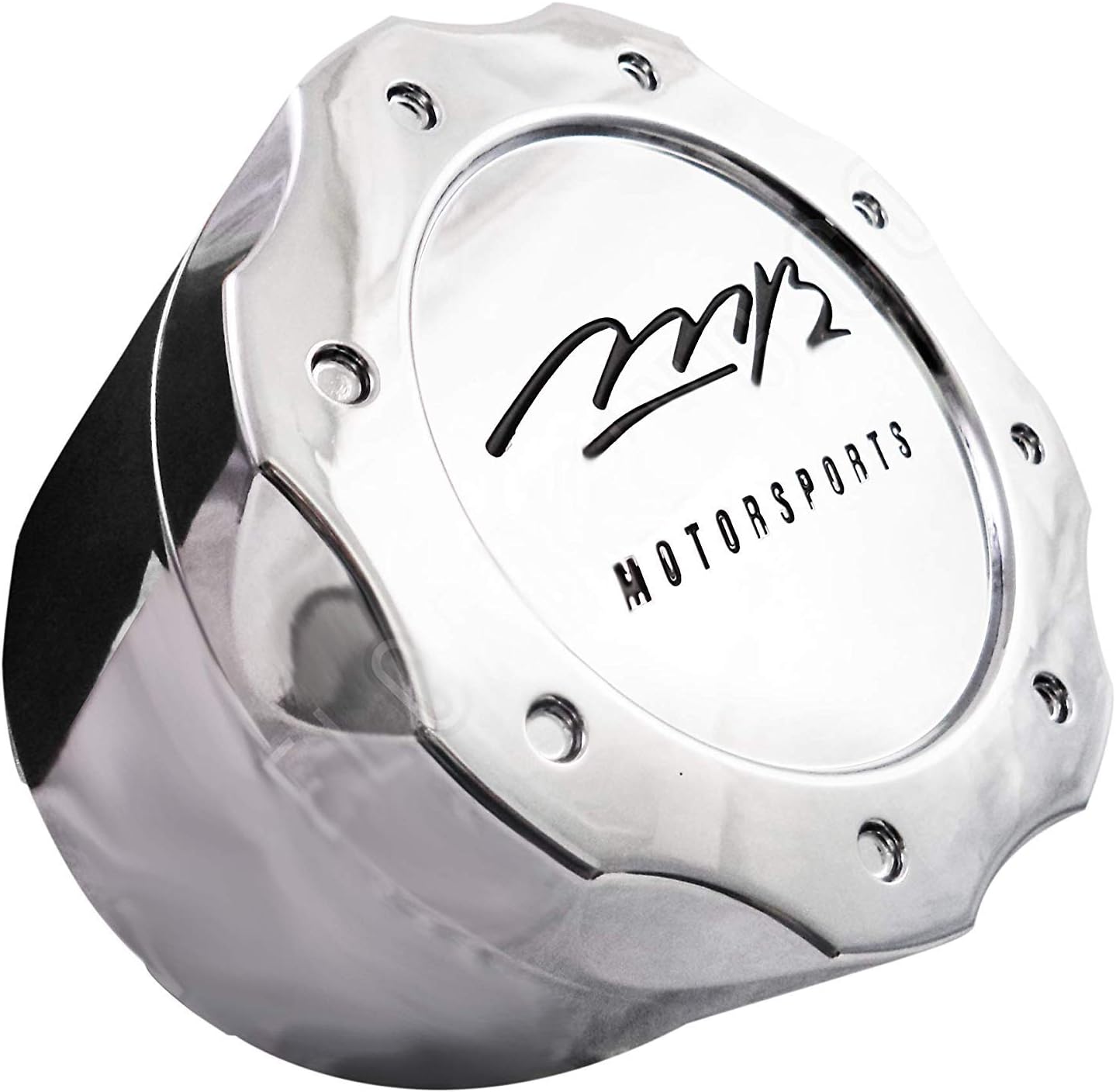 MB Motorsports Wheels Chrome Custom Wheel Center Cap BC-671B / BC-671 8-Lug Cap MED 3" 3/4 (1 Cap)