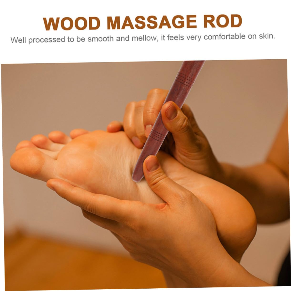 Ipetboom 20piezas Bastones De Madera Para Masaje De Reflexología Herramienta De Acupresión Para Pies Masaje Muscular Portátil y Ligera Para Relajación y Bienestar