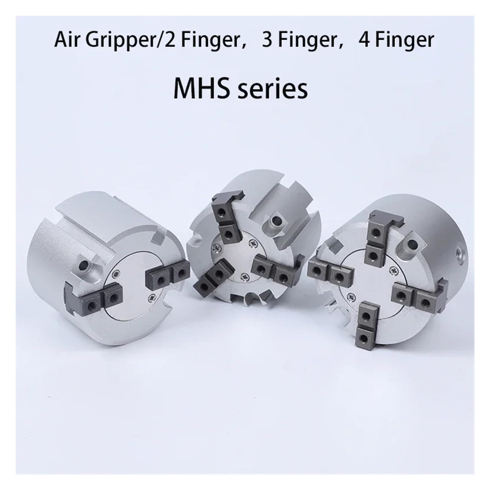 MHS2 MHS3 MHS4 16D 20D 25D 32D 40D 63D 80D 100D 125D Parallel Type MHS Series Two/Three/Four-Jaw Finger Pneumatic Air Gripper BIANMTSW(100D,MHS4)