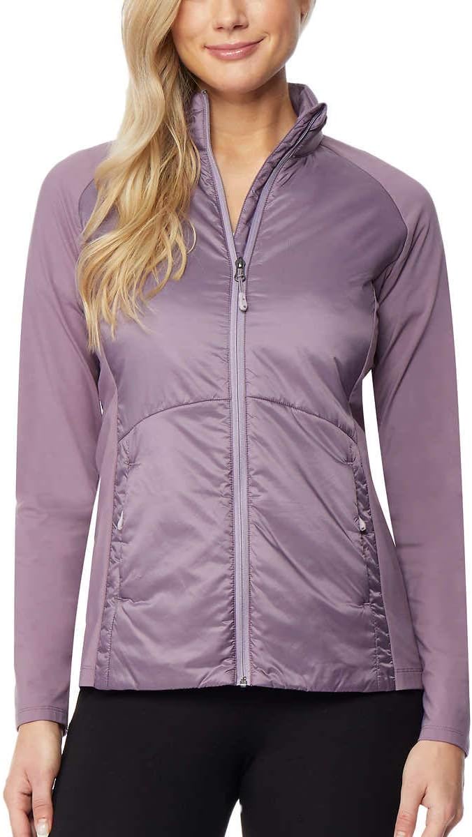 ladies mixed media jacket