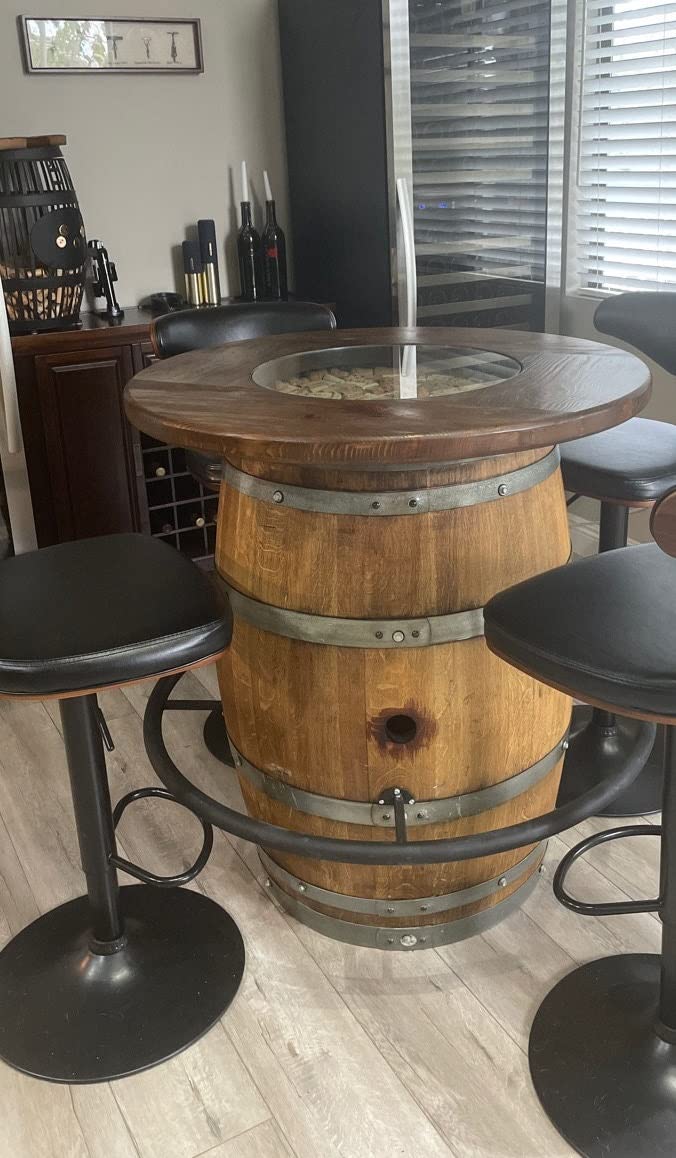 Barrel Foot Rail (Wine Barrels)