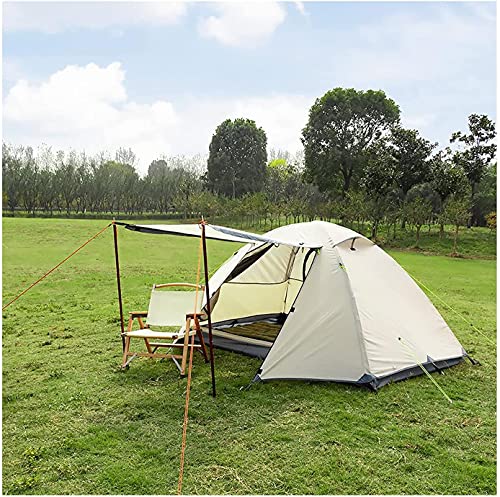 Tienda de campaña impermeable QYYZTQY carpa de camping familiar con toldo interior oscuro