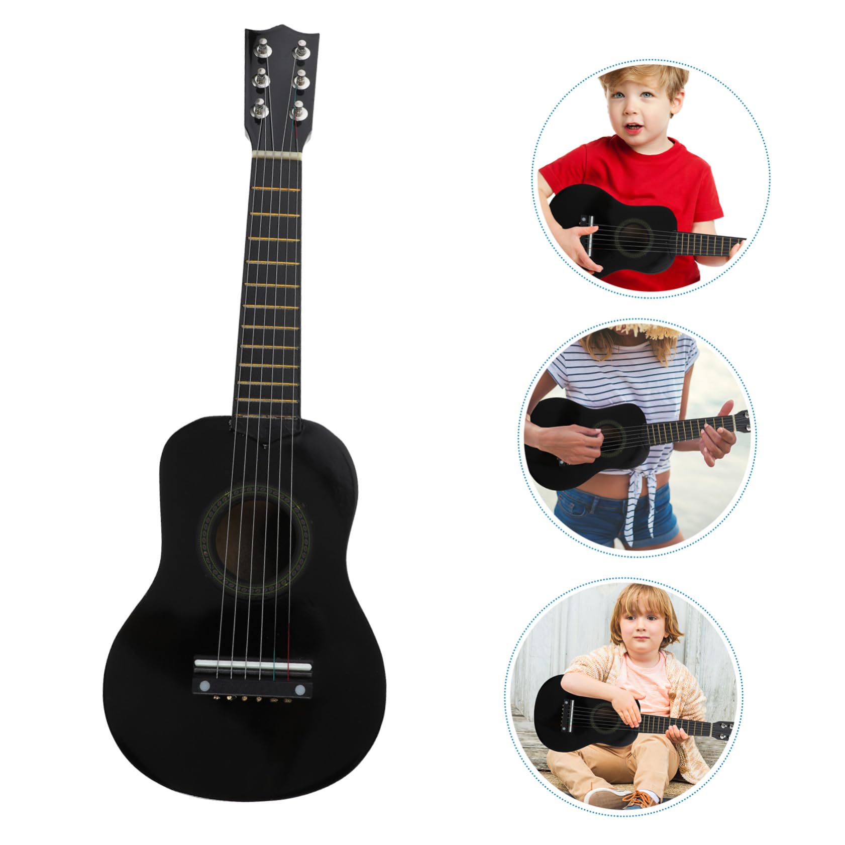 Guitarra de Madera de Juguete 21 Pulgadas para Niños y Niñas