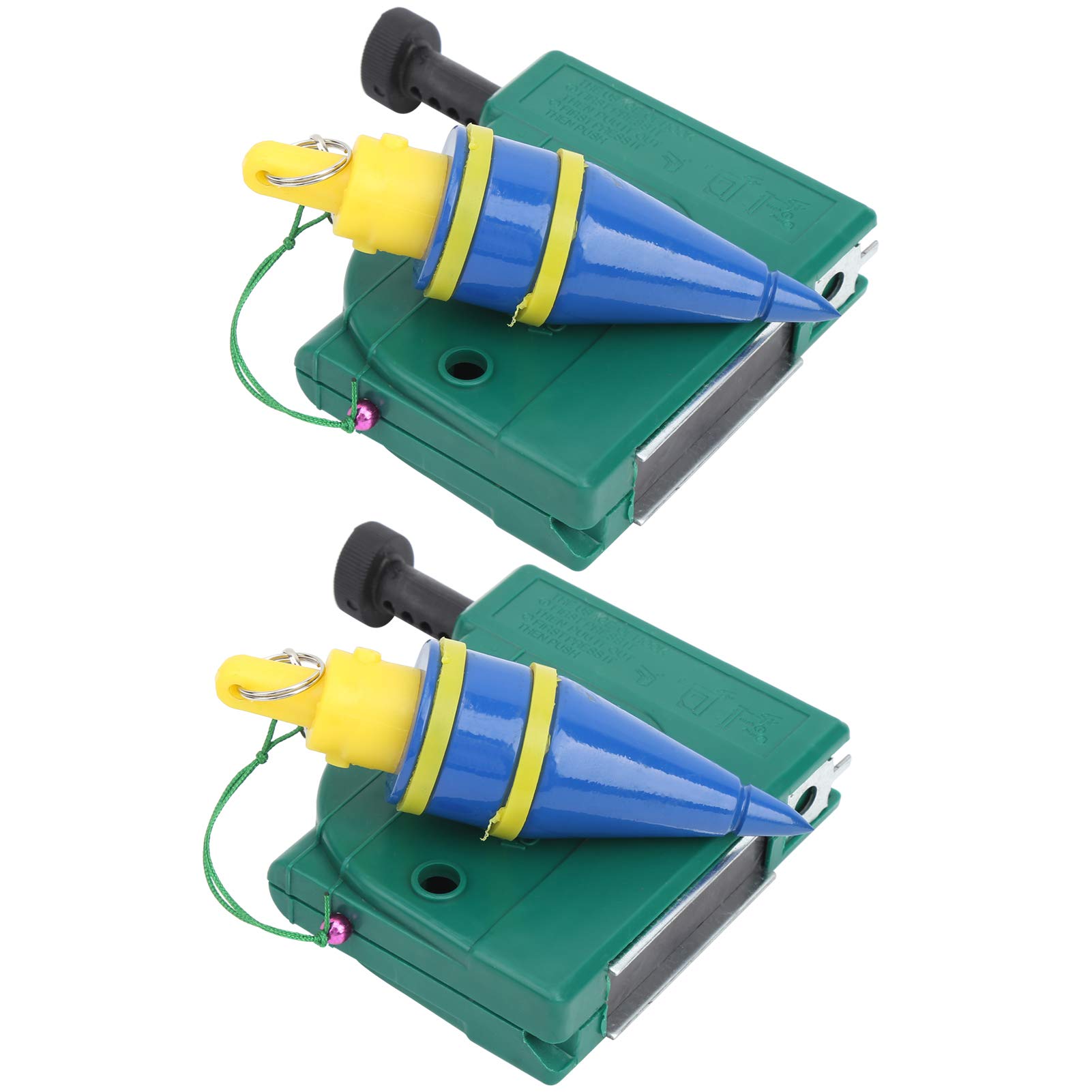 Plomb Bob Setter 2 Pièces 3 Mètres en Acier Allié Fil Magnétique Ligne de Marteau Chute Plomb Bob Setter