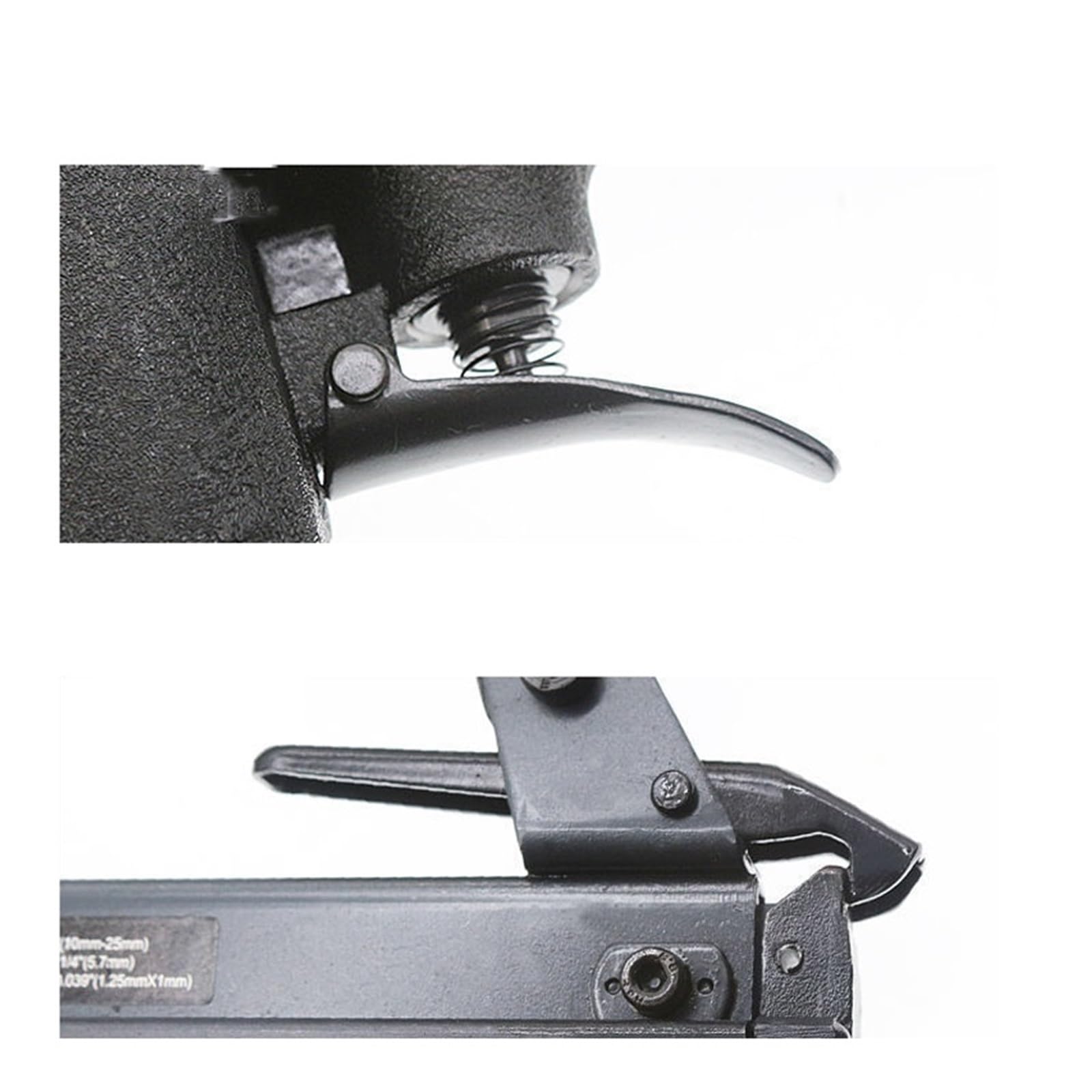 Pneumatyczny pistolet do gwoździ, żelazne tkane meble owe obróbki drewna rura aluminiowa 6 MM, wąska korona zszywacz nit narzędzie 10-25 gwóźdź 425 K Do użytku domowego