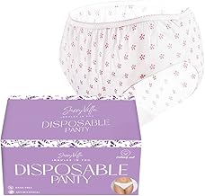 Sassyvilla Disposable Panties for Women Maternity Travel Innerwear Period Panties for Girls Disposable Underwear Use and Throw Panty After delivery Postpartum M to XL XXL Size Printed
