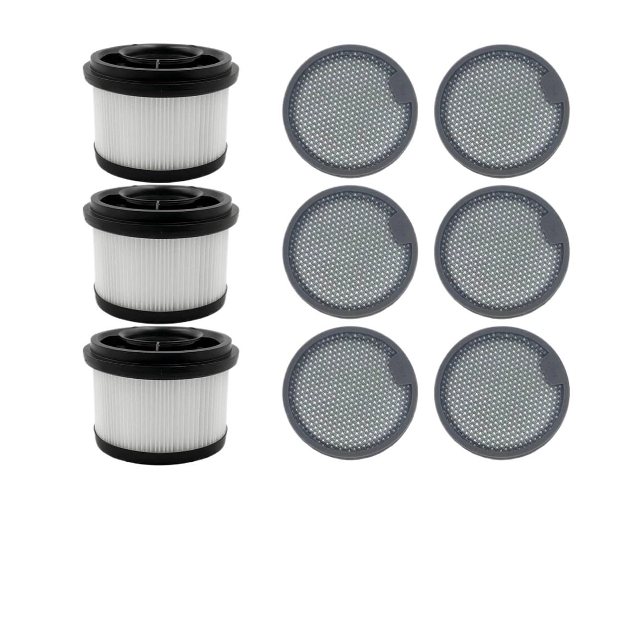 Filtro De Aspiradora Compatible Con Dreame Handheld | Aspiradoras T10/T20/T30/V12S/V16S y Compatible con xiaomi G9/G10(Light Grey)