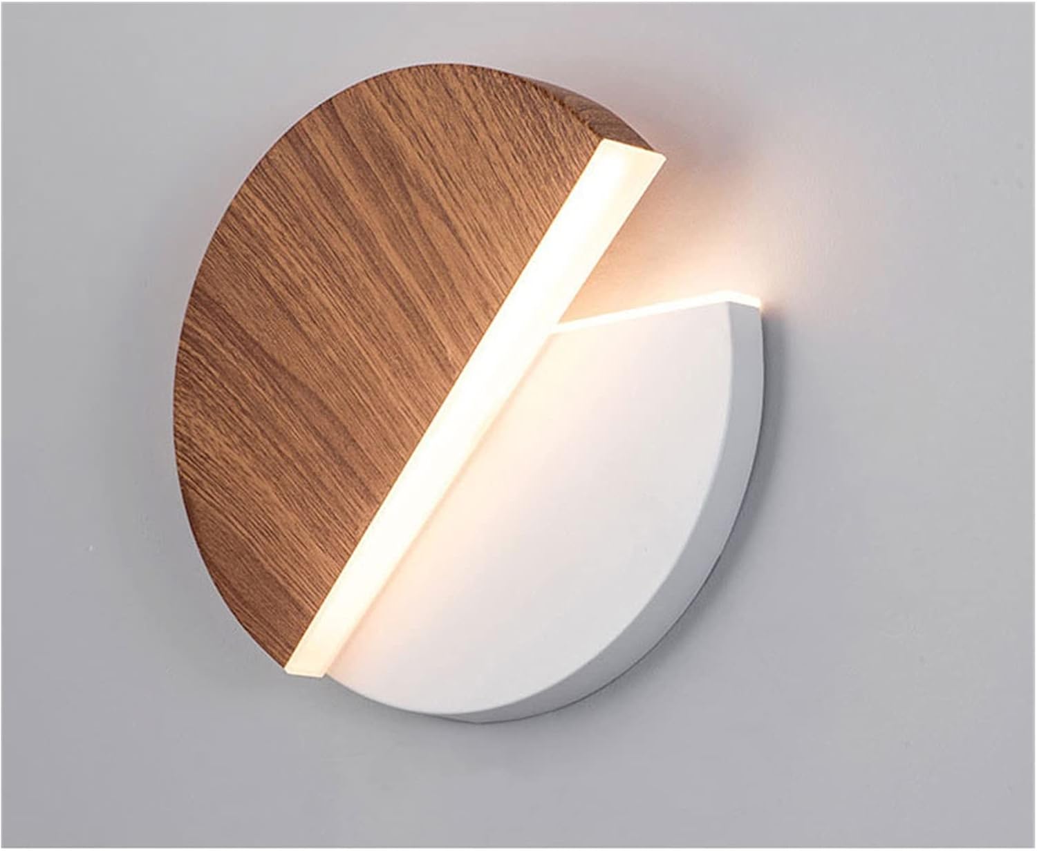 Led Wall Lamp 360 Degree Rotation Adjustable Bedside Lights White Black - Wall Lamp Modern Bedroom Loft Aisle Lamp,Chandelier Lamps/Grey-White/Warm White (2700-3500K)