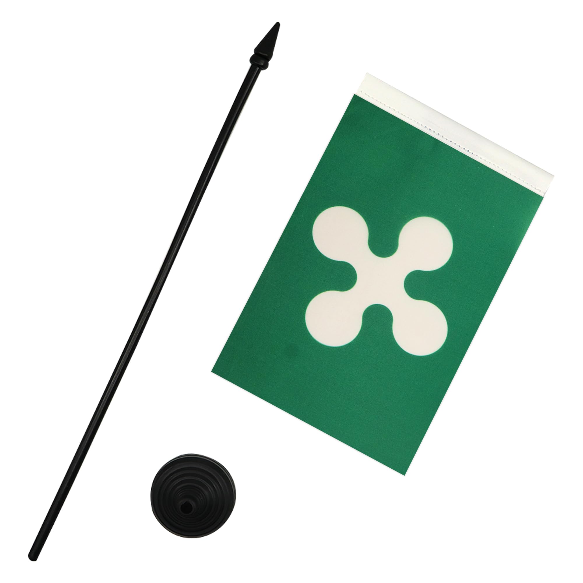 Drapeau de Table Lombardie, 21cm x 14cm