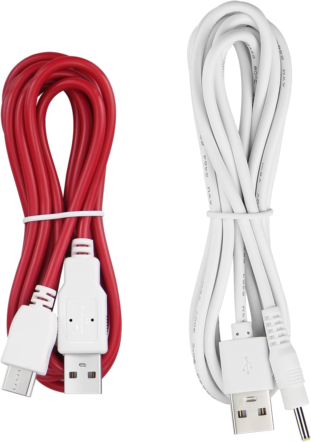 Charger Cord for Nabi Kids Tablet NABI2-NV7A and NABI2-NVA - 6 ft, 2A Fast Charging, Set of 2