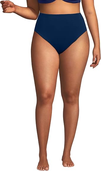 Lands End Womens High Waisted Bikini Bottoms