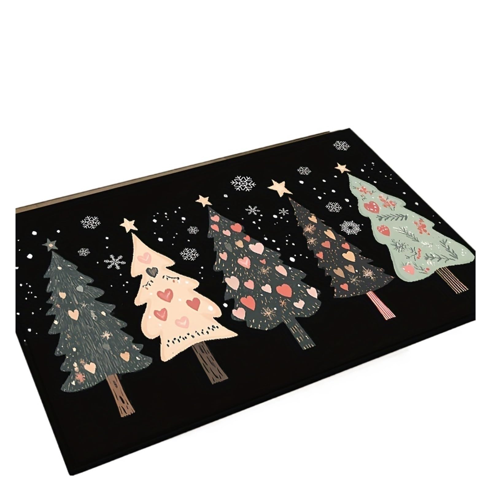 Tapis arbre paillasson cuisine salon chambre maison en velours 50x80cm