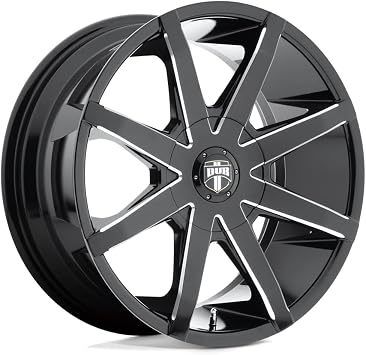 Dub S109 Push 22x9.5 6x135/6x5.5" +25mm Black/Milled Wheel Rim 22" Inch