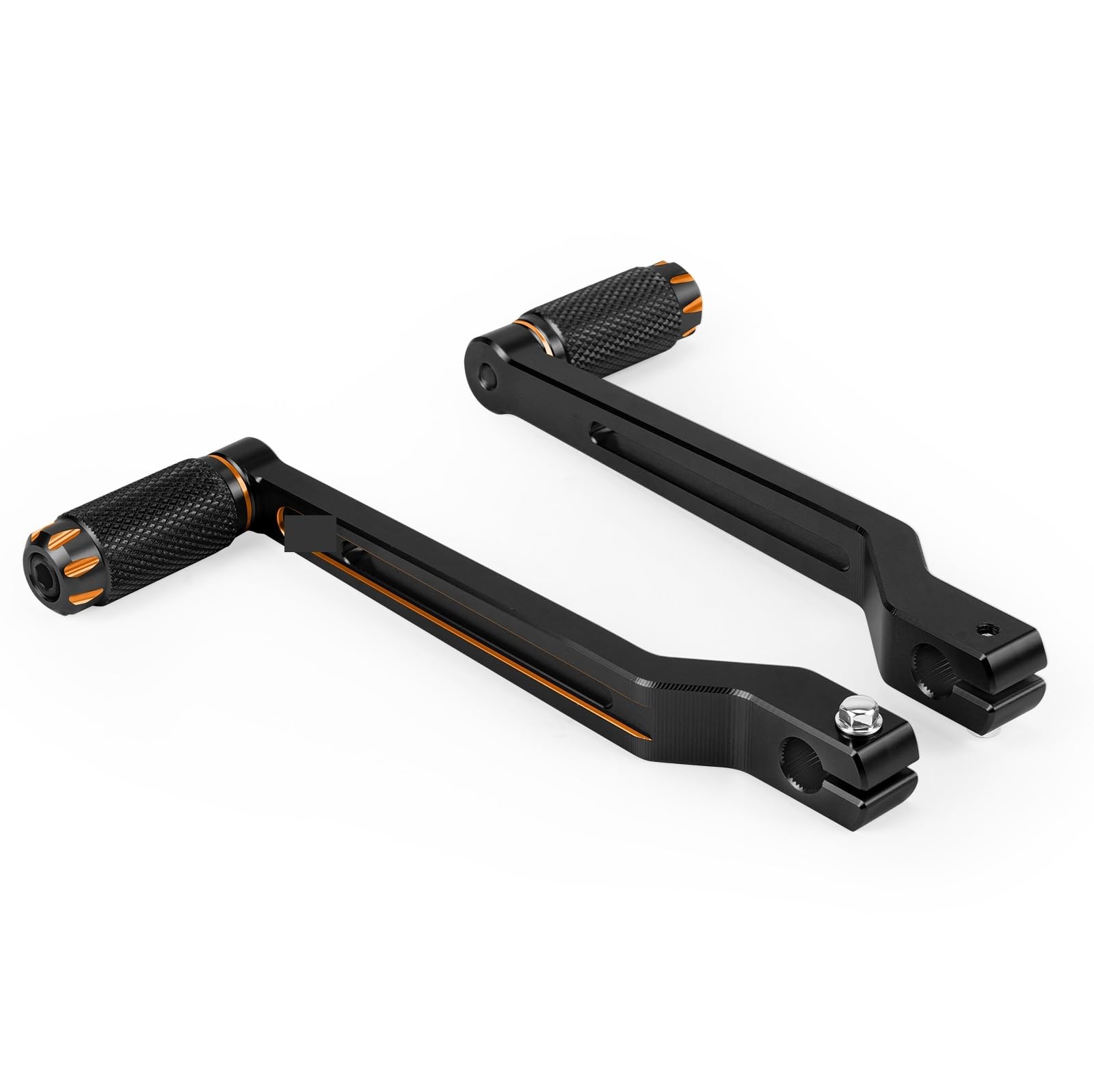 YSDOZMD Motorcycle Parts for Harley Street Glide FLHXS 2014-2024 Extended Gear Shifter Levers Road King FLHR FLHRC FLTRX Ultra FLTRU(Orange)