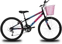 Bicicleta Infantil Aro 24 KOG Feminina 18V Cestinha