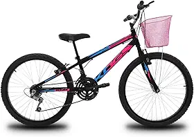 Bicicleta Infantil Aro 24 KOG Feminina 18V Cestinha