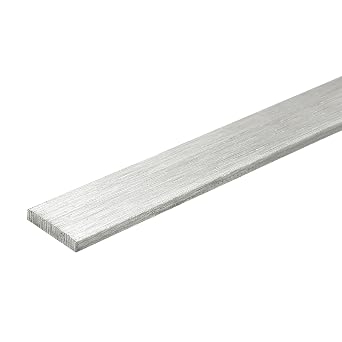 sourcing map 316L Stainless Steel Flat Bar 300mm x 10mm x 4mm LxWxThk
