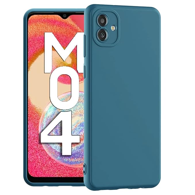 Amazon Brand Solimo Basic Case for Samsung Galaxy M04 4G (Silicone