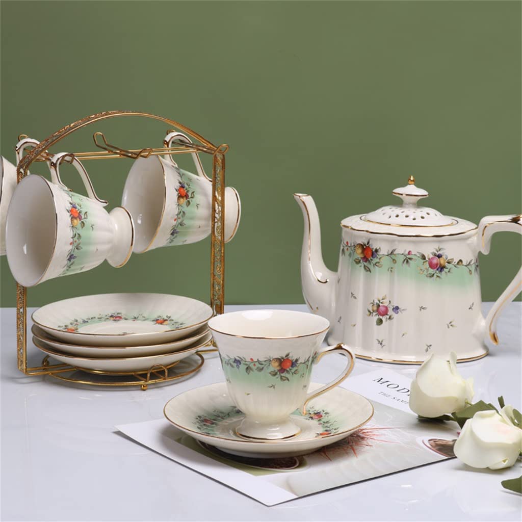 Vintage zestaw filiżanek do kawy ceramiczny talerz garnek angielska popołudniowa herbata zestaw (argentyński)