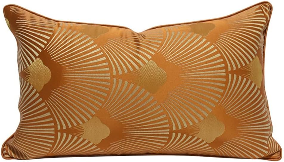 HBJWOV Living Room Sofa Oran Fan Pillow Cushion Model Bedroom Headboard Waist Pillowcase