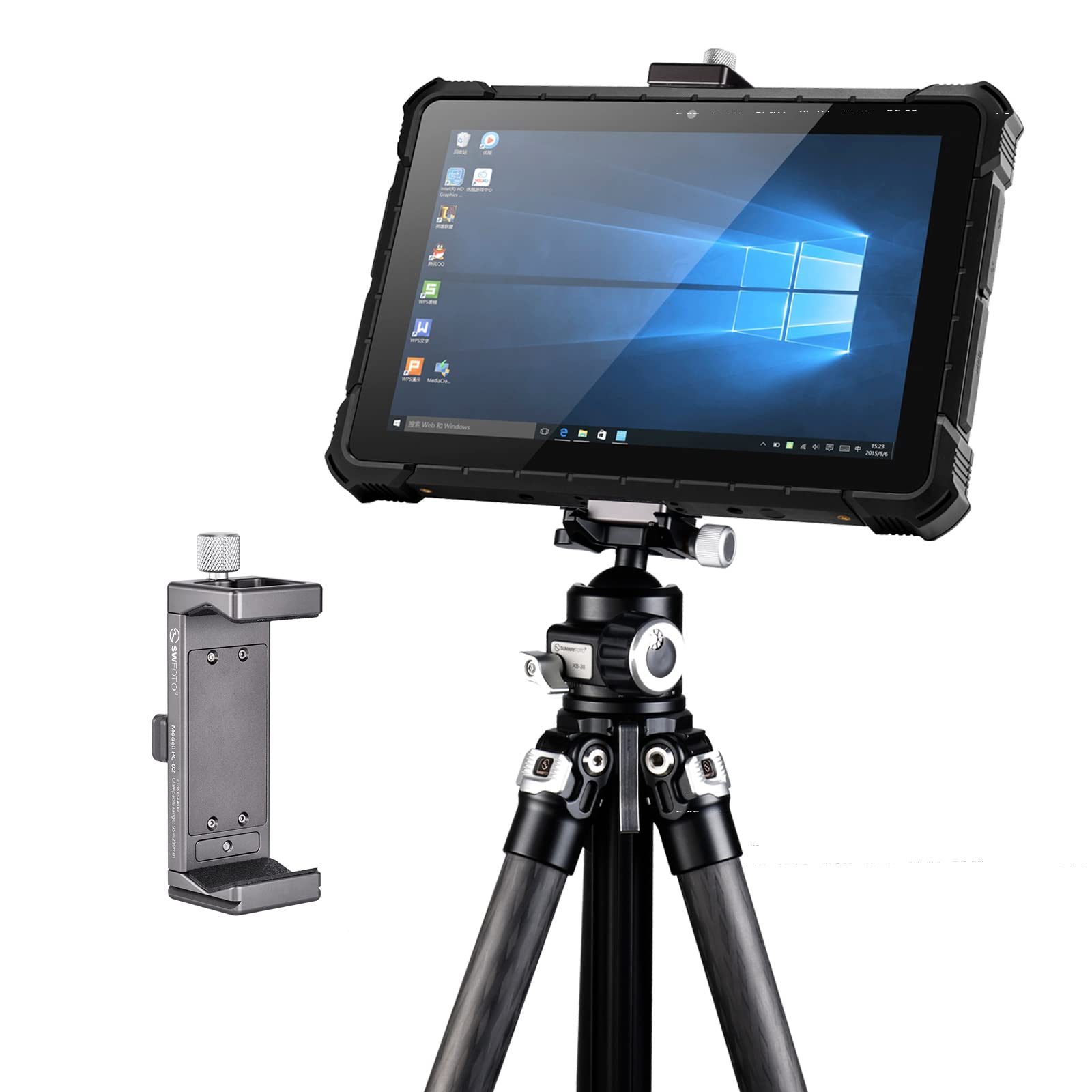 Amazon.co.jp: SWFOTO PC-02 産業用IPADタブレットホルダーipad