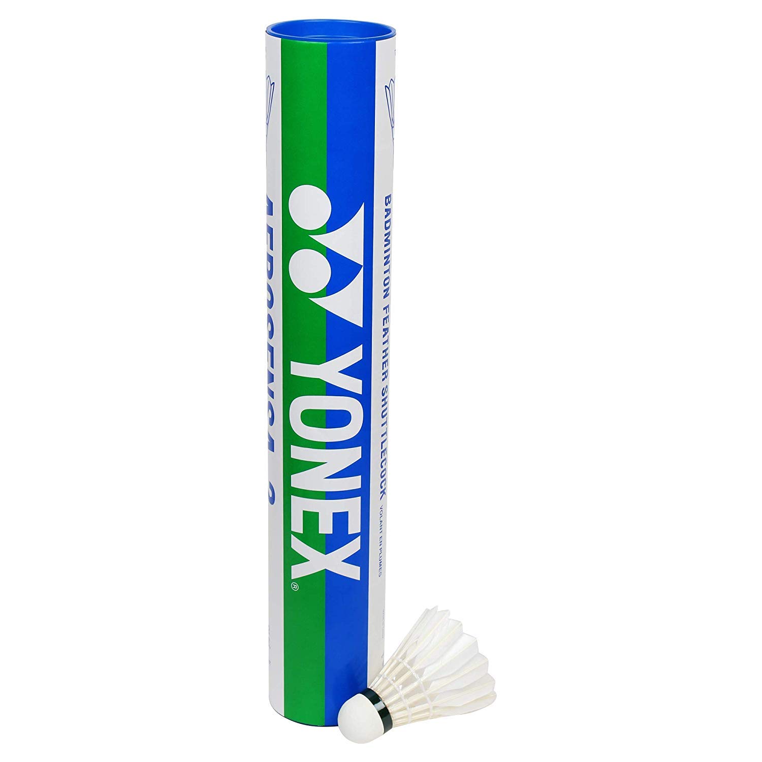 Yonex Aerosensa 2 Badminton Shuttlecocks (White,Feather,Medium Speed) | Goose Feathers | Pack of 12 | Goose Feathers, Pack of 12, Feather Shuttlecocks-image-16