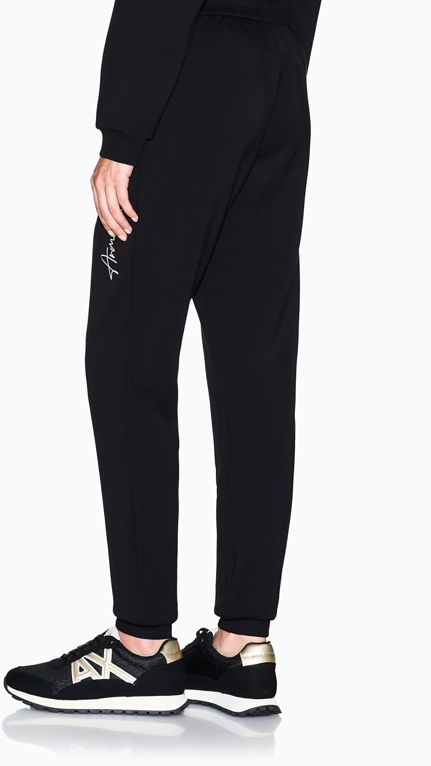 Armani Exchange Womens Signature Logo Jogger - Image 5